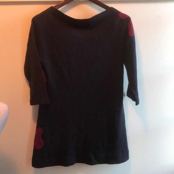 NWOT Sz S Anthropologie Poppy Pocket Tunic navy - Picture 7 of 8